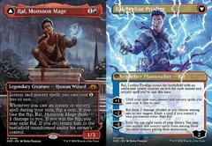 (445) Ral, Monsoon Mage // Ral, Leyline Prodigy - BORDERLESS